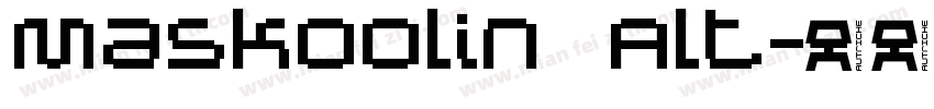 Maskoolin Alt字体转换